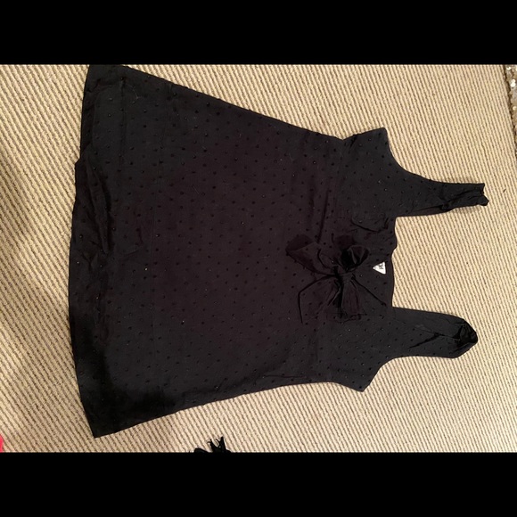 Black Top with Bow - Aritzia - Kensie Girl - Picture 2 of 4